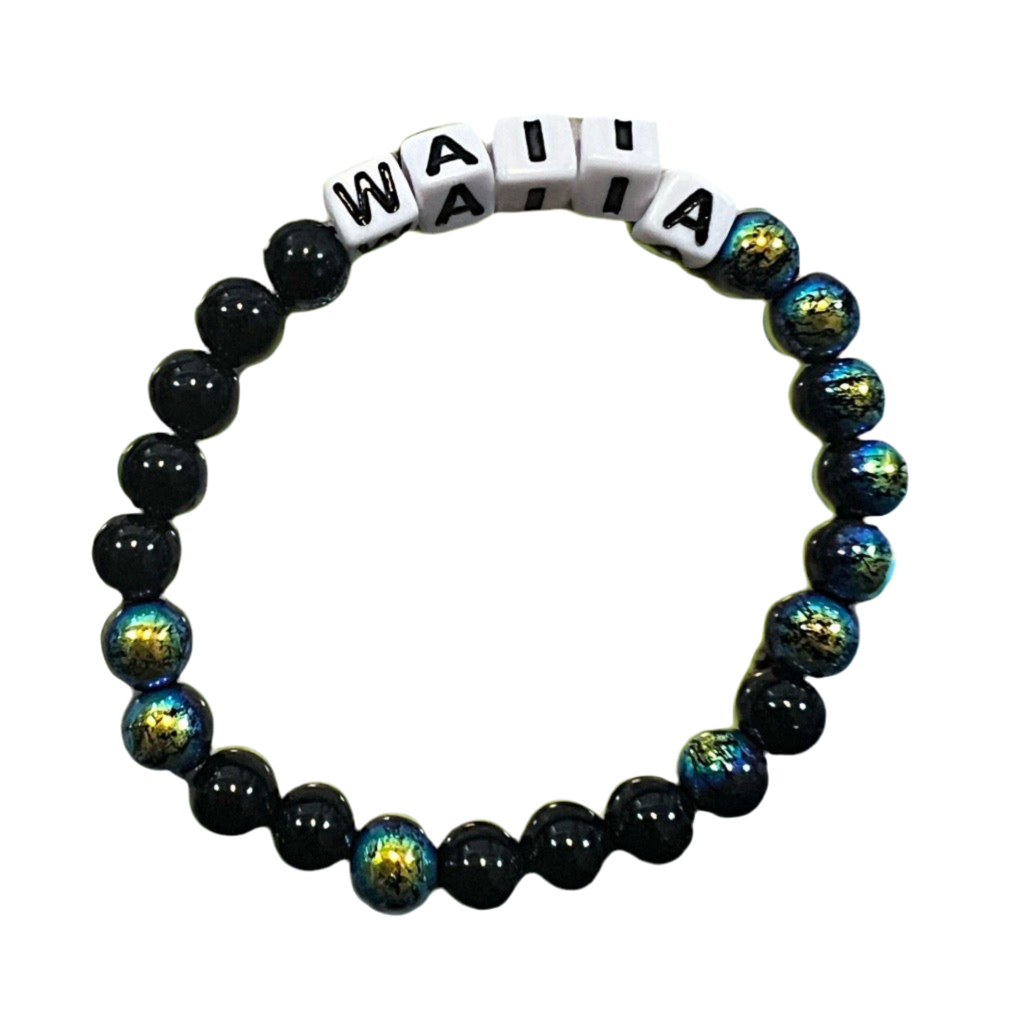 WAIIA Two Tone Colorful Stand Your Ground Bracelet