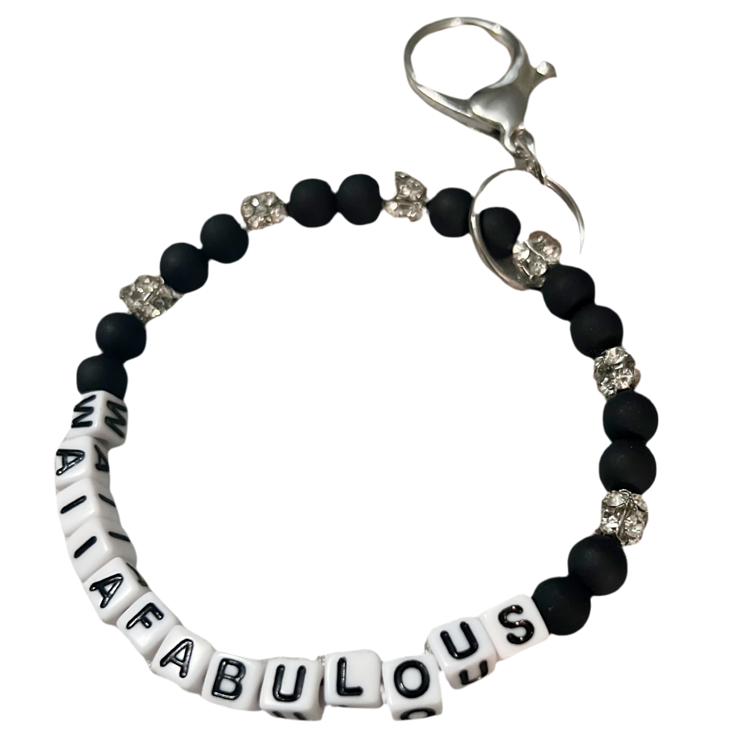 WAIIA Fabulous Black and White Keychain