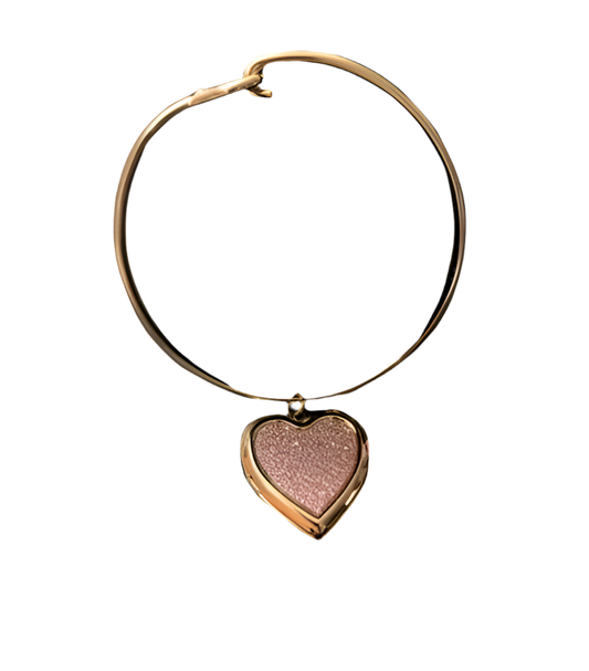The WAIIA Shimmery Pink and Gold Lockett Bracelet