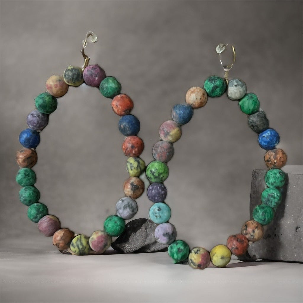 WAIIA Cosmic Woman Stone Earrings